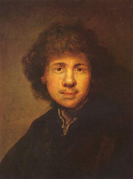 REMBRANDT Harmenszoon van Rijn Bust of Rembrandt. Sweden oil painting art